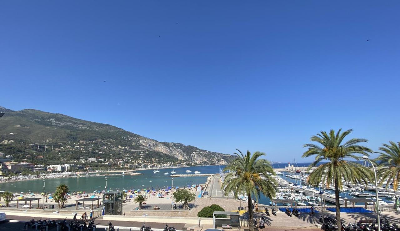 Sablettes Beach-Plage-Vue Mer-Centre Ville Ментона Экстерьер фото